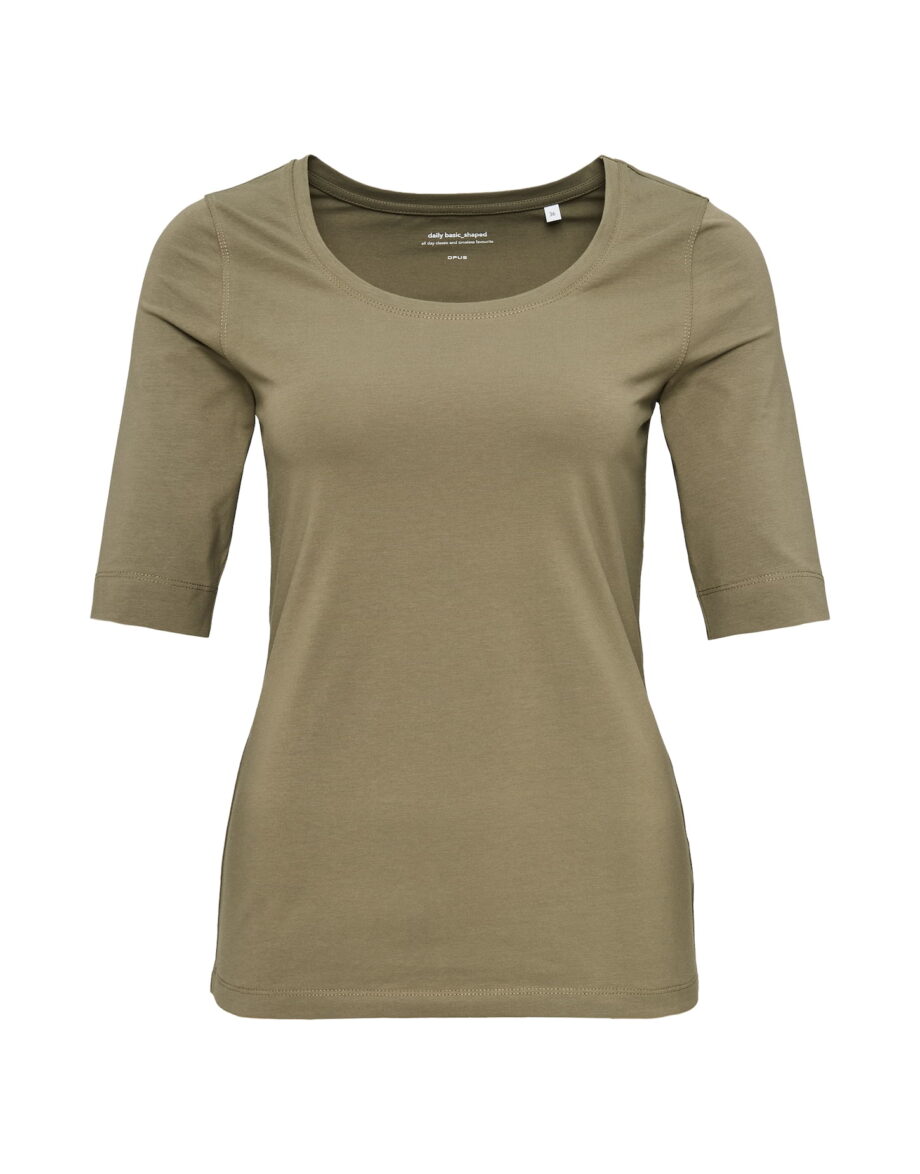 Opus T-Shirt Sanika, soft moss