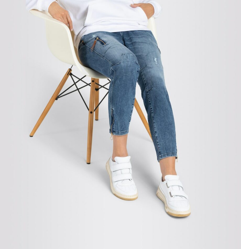MAC JEANS - RICH cargo denim, Authentic cross denim