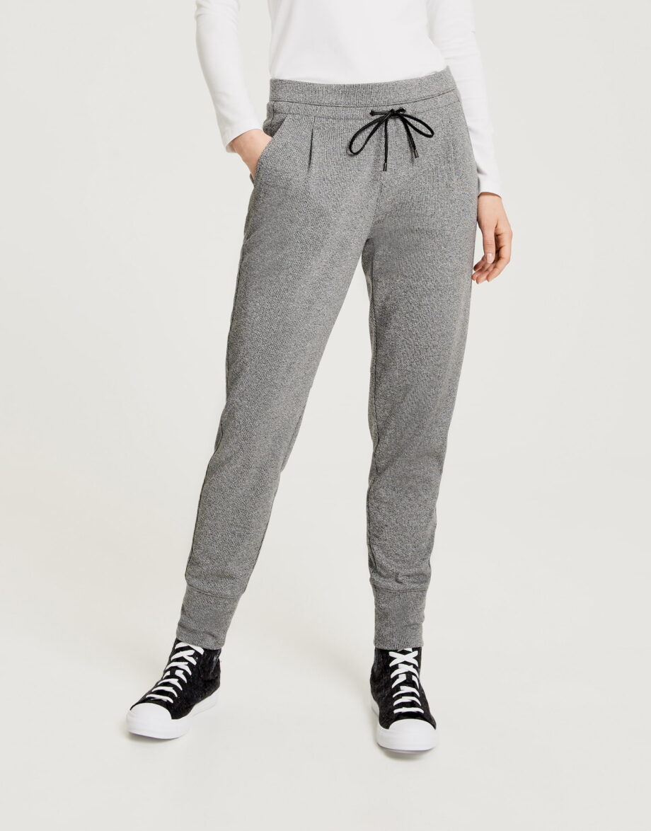 Opus Jogpants Emela melange, easy grey