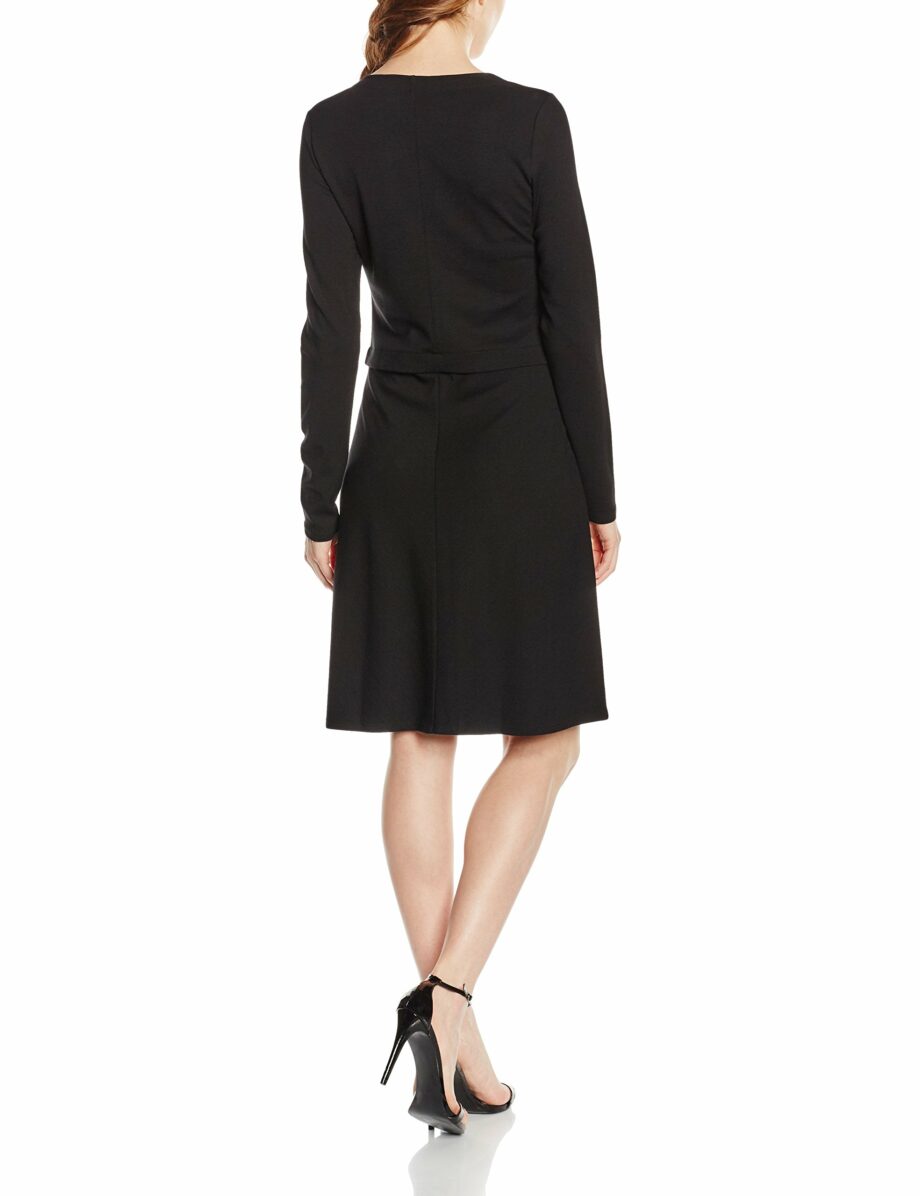 Marc O'Polo
Partykleider Jersey-dress, long-sleeve, deep v-n, Schwarz