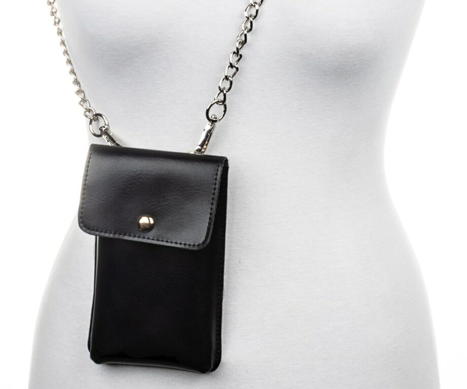 Vanzetti Handytasche, 16,5x10x1,5cm, schwarz