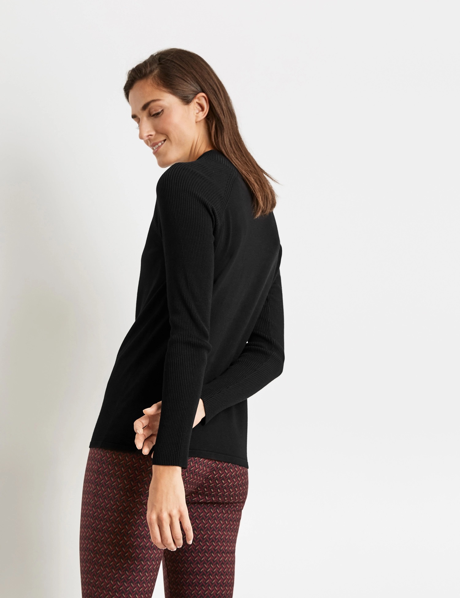 Gerry Weber Pullover mit Turtleneck, schwarz