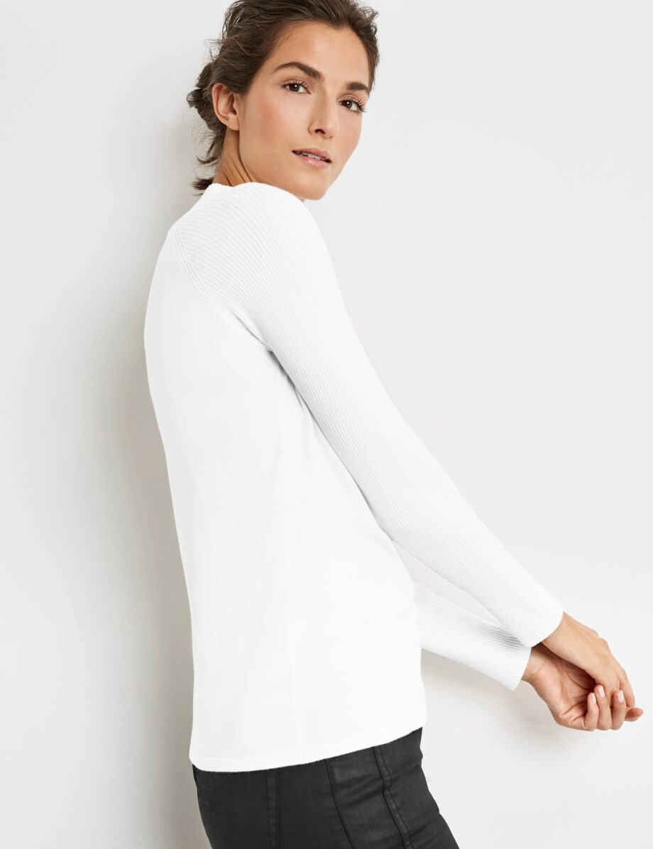 Gerry Weber Pullover mit Turtleneck, off-white