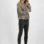 Monari Sweatjogger Hose, anthrazit