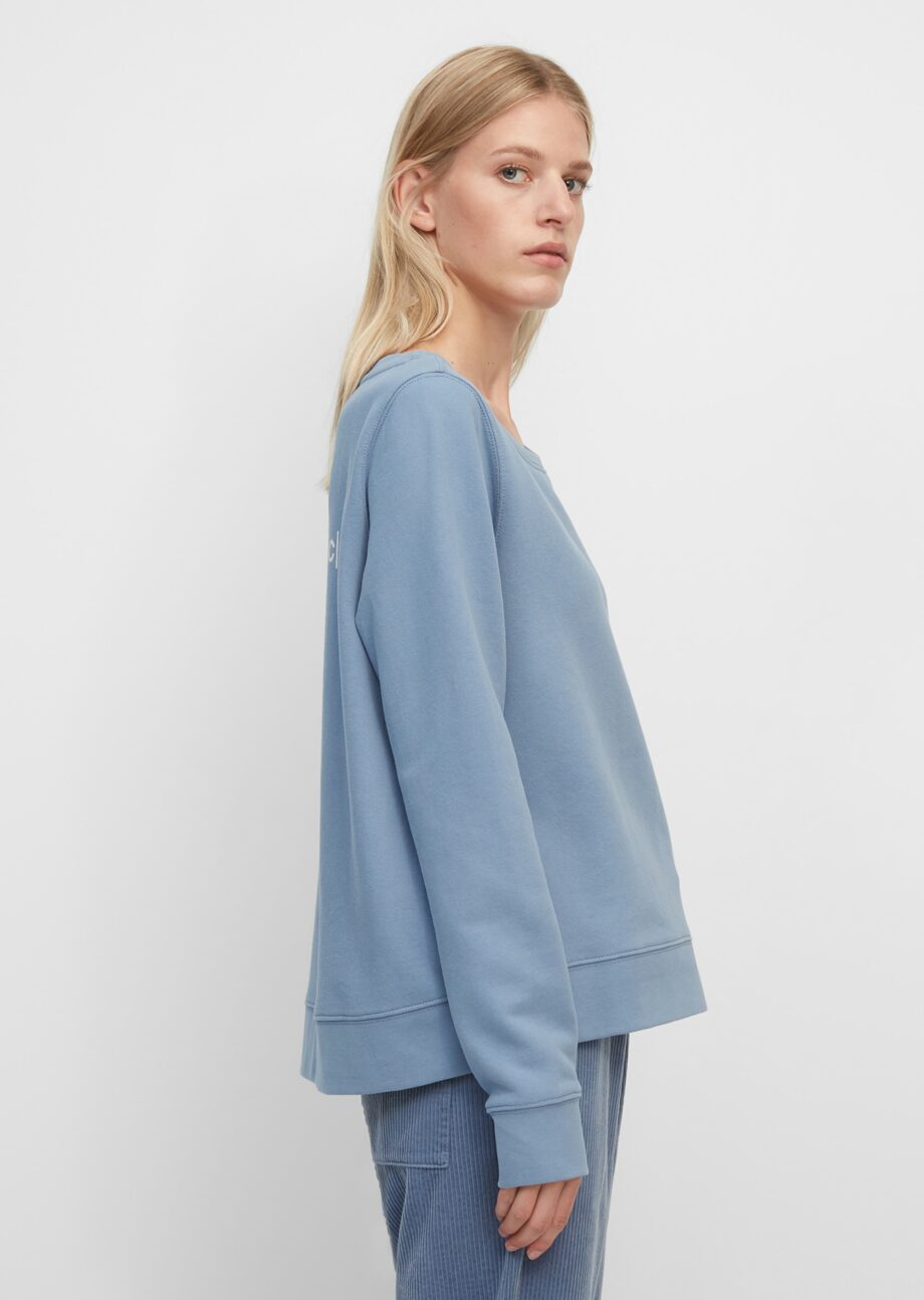 MARC O’POLO Sweatshirt aus reinem Organic Cotton, fall sky