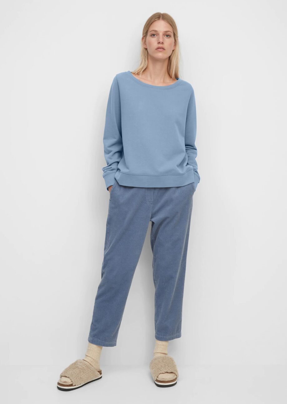 MARC O’POLO Sweatshirt aus reinem Organic Cotton, fall sky