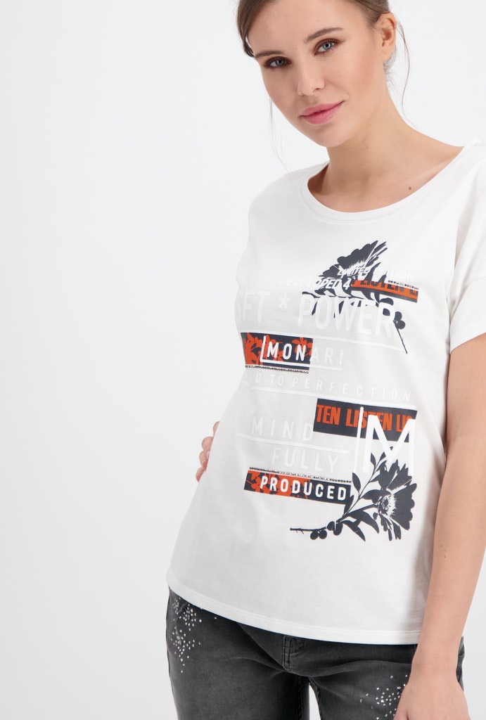 Shirt, - Monari off-white Hartmann Mode Shop