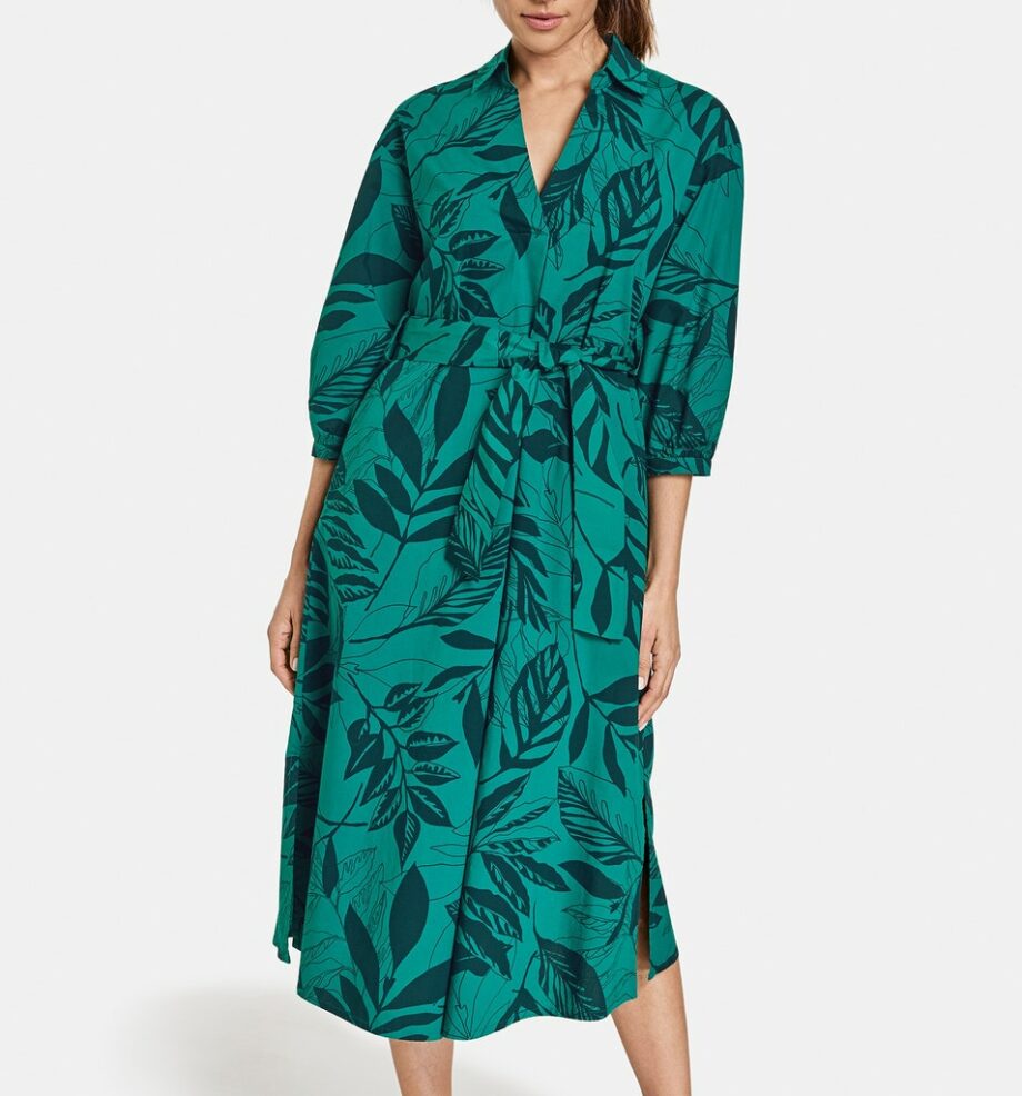 Gerry Weber Kleid mit Blätterdruck, seaweed pine druck