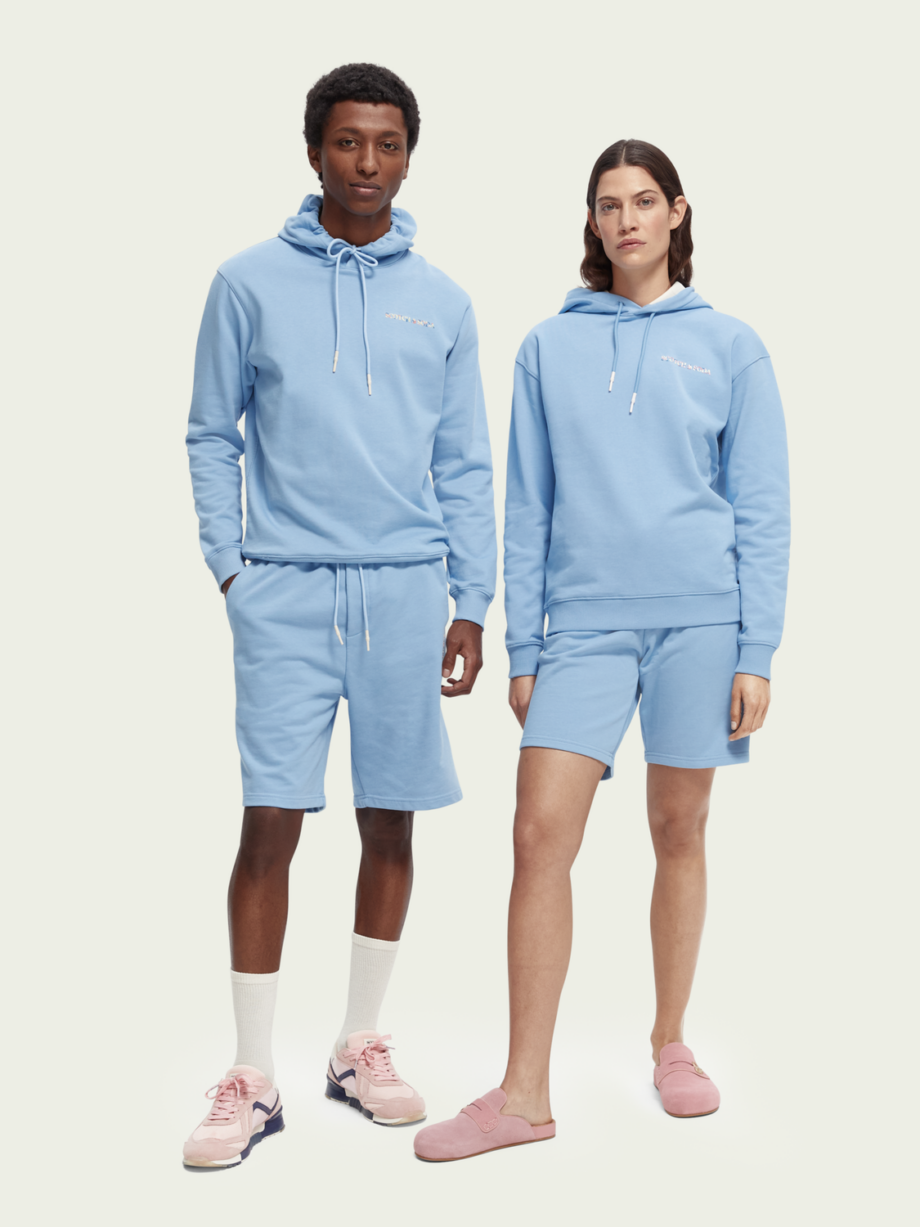 Scotch & Soda Unisex-Sweatshorts aus Bio-Baumwolle , Blue