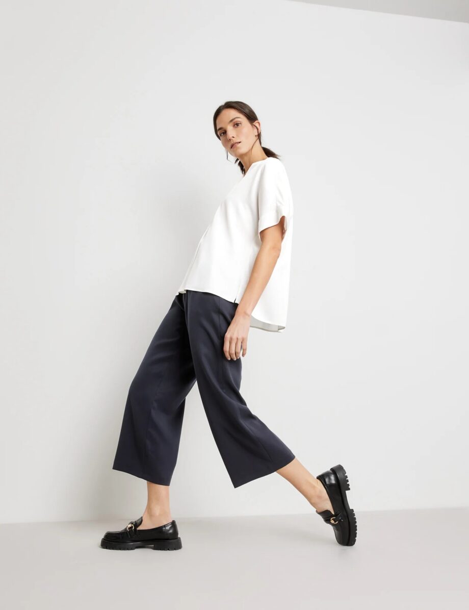Gerry Weber Bluse mit feinem Schimmer, off-white