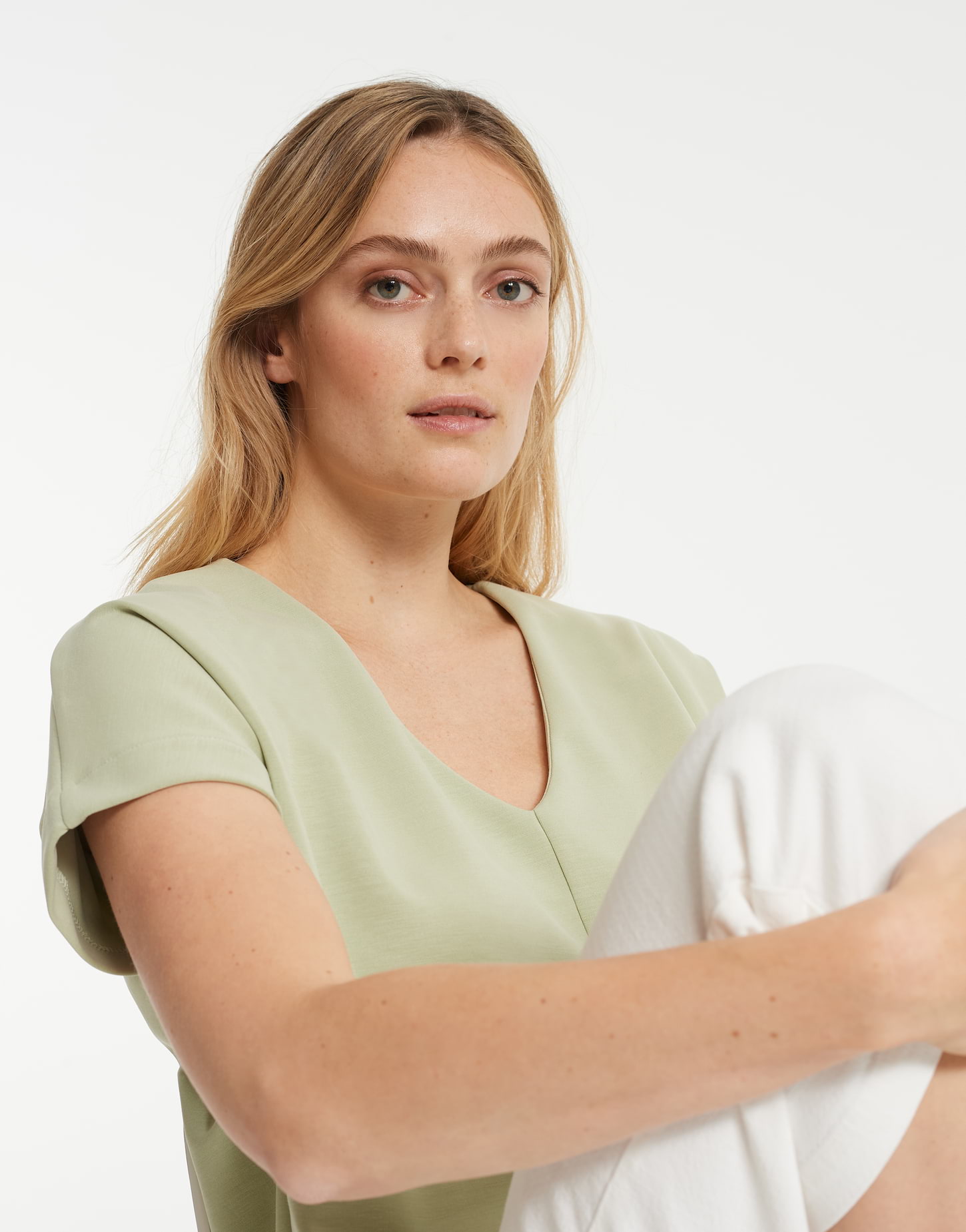 Opus Sweatshirt Gavana, summer pear