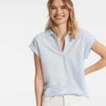 Opus Poloshirt Silou, zen blue