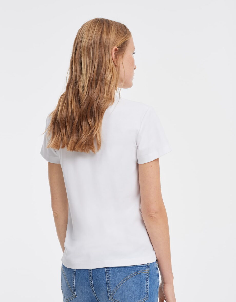 Opus T-Shirt Samun, white