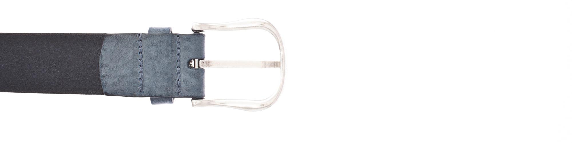 Vanzetti 35 mm Vollledergürtel, petrol grün