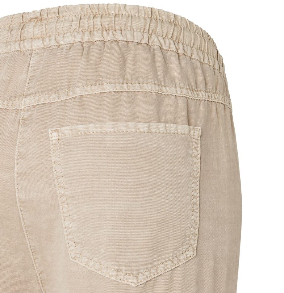 MAC JEANS - Easy Chino, Cotton linen tencel, beige