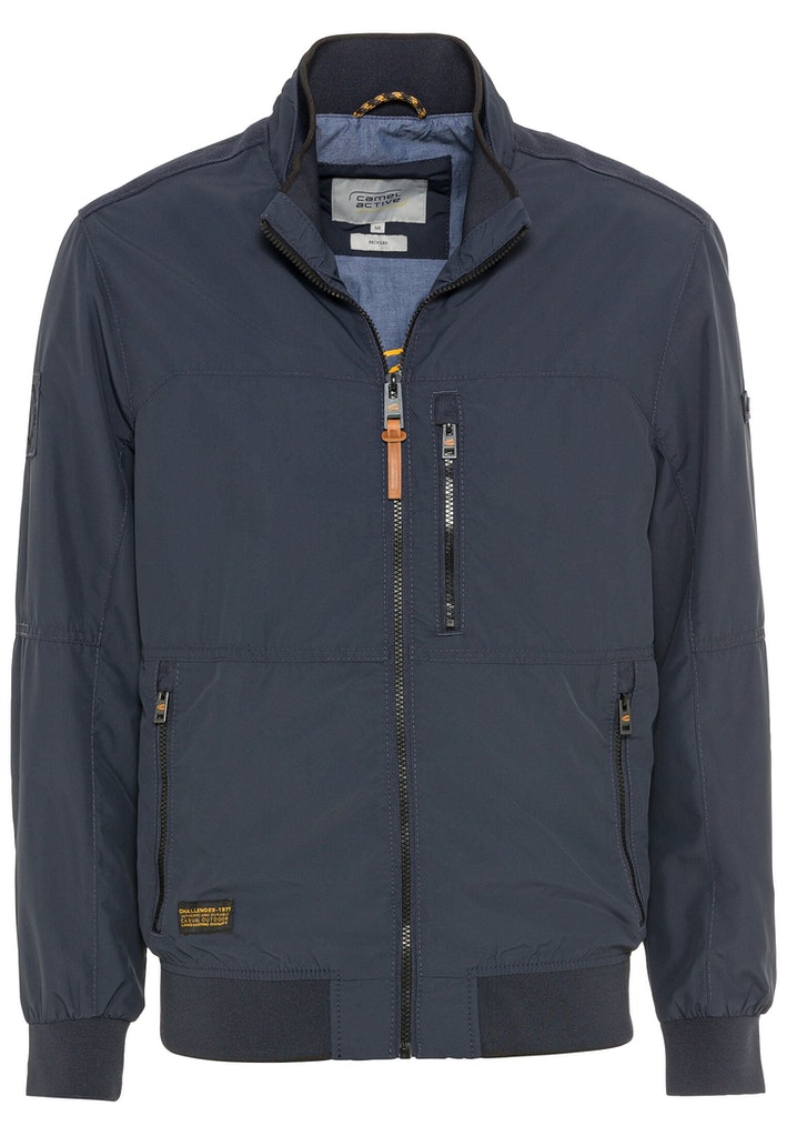 Camel active Blouson aus recyceltem Polyester, night blue
