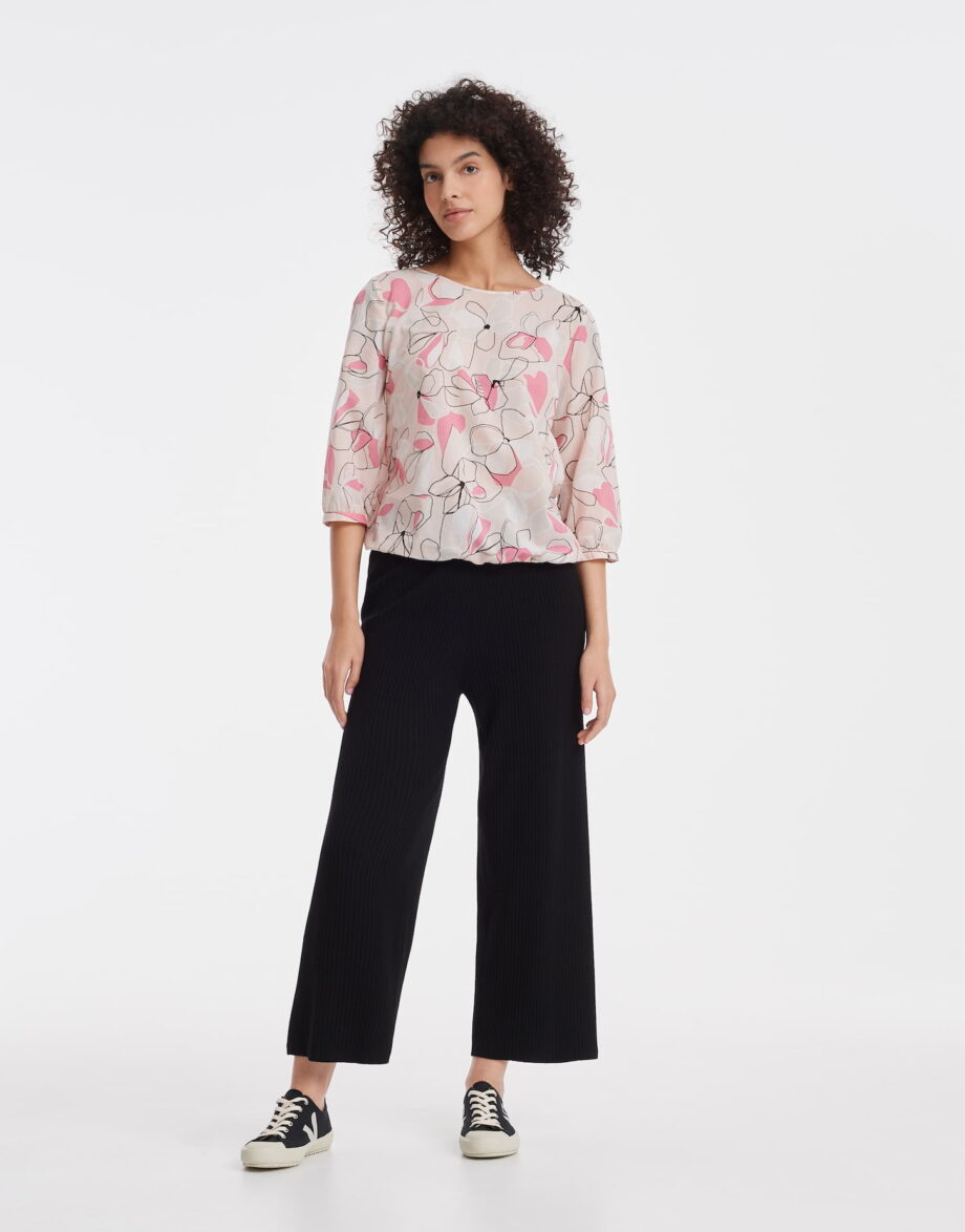 Opus Printbluse Fu Blossom, powder blush