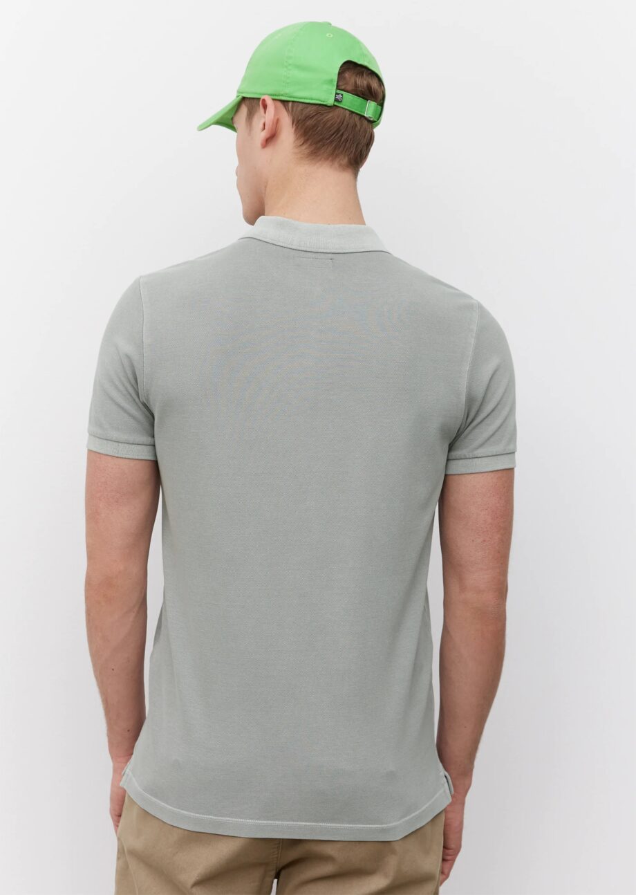 MARC O’POLO Kurzarm-Poloshirt Piqué shaped aus Organic Cotton-Stretch, griffin