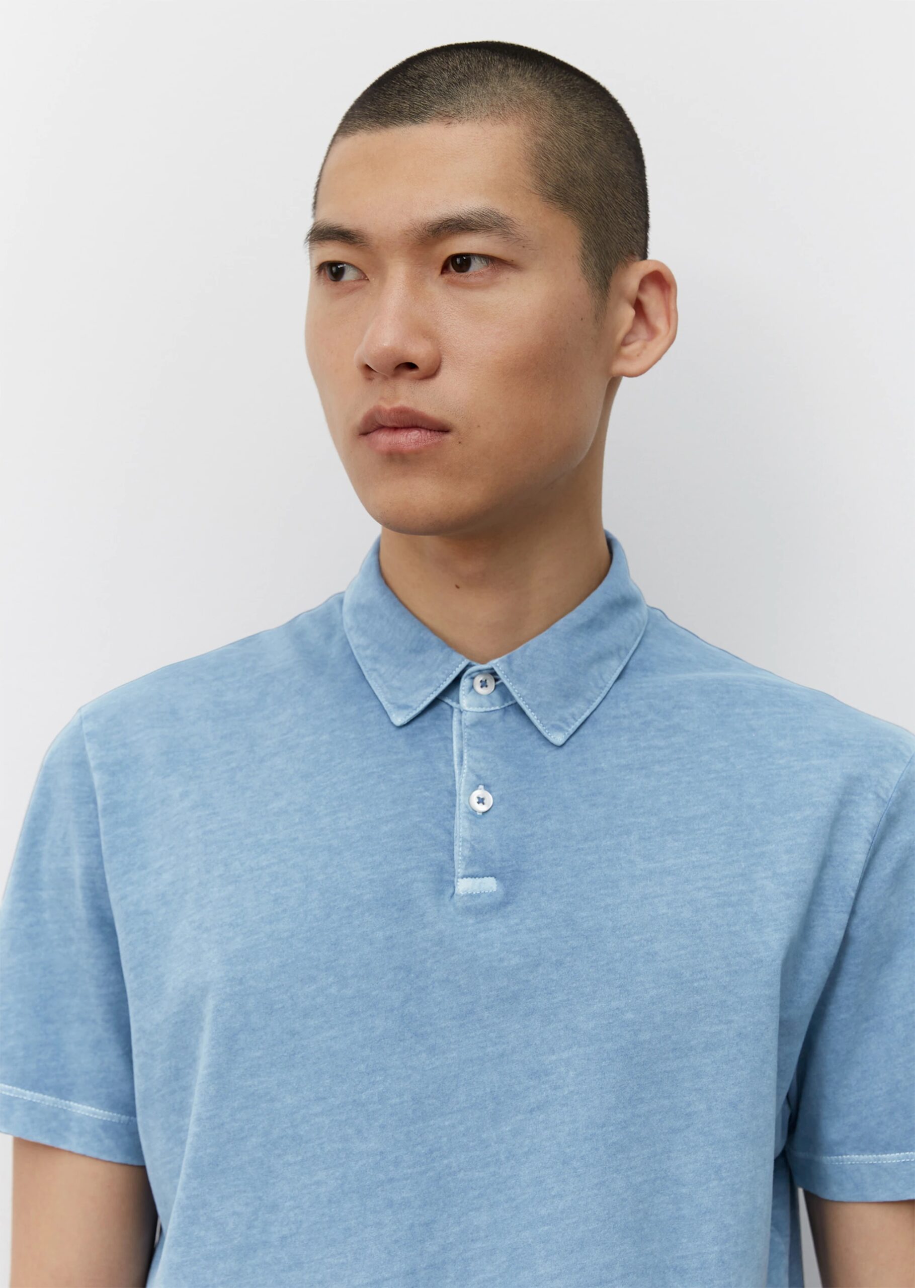 MARC O’POLO Kurzarm-Poloshirt regular in softer Jersey-Qualität, riviera