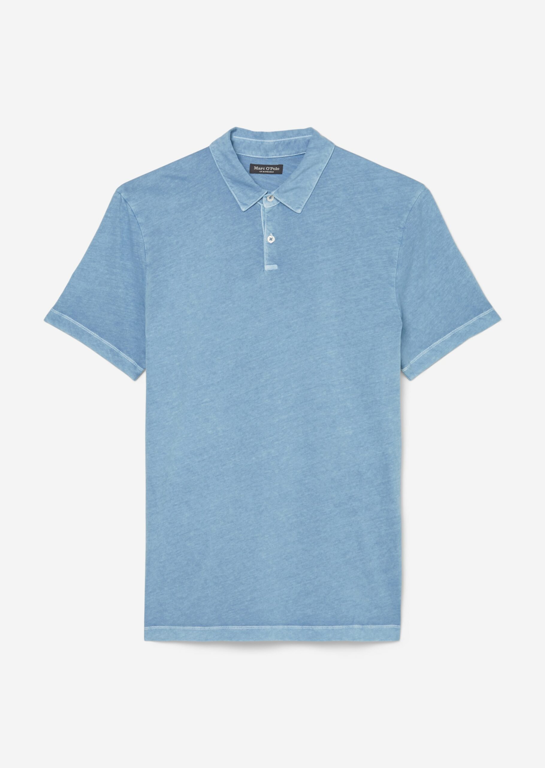 MARC O’POLO Kurzarm-Poloshirt regular in softer Jersey-Qualität, riviera
