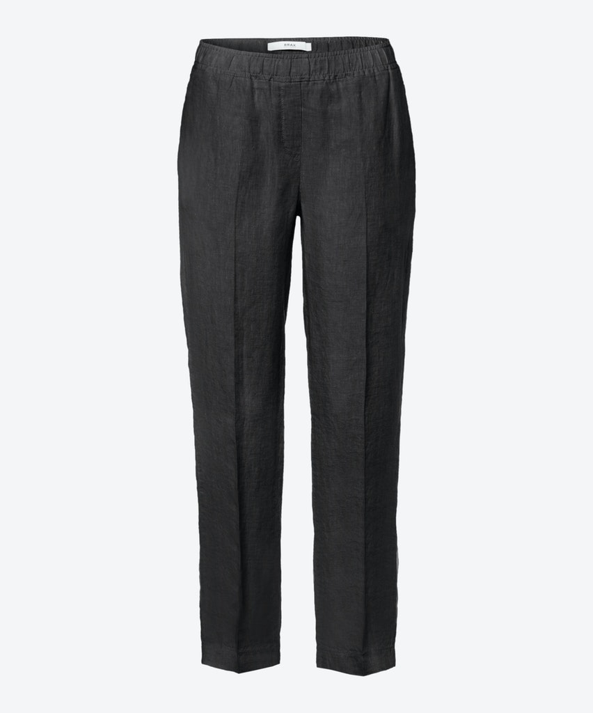 BRAX women Leinenhose in smarter Optik Style Maron, black
