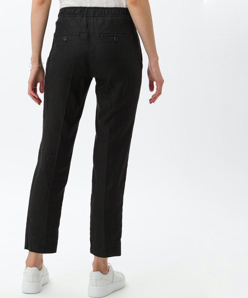 BRAX women Leinenhose in smarter Optik Style Maron, black