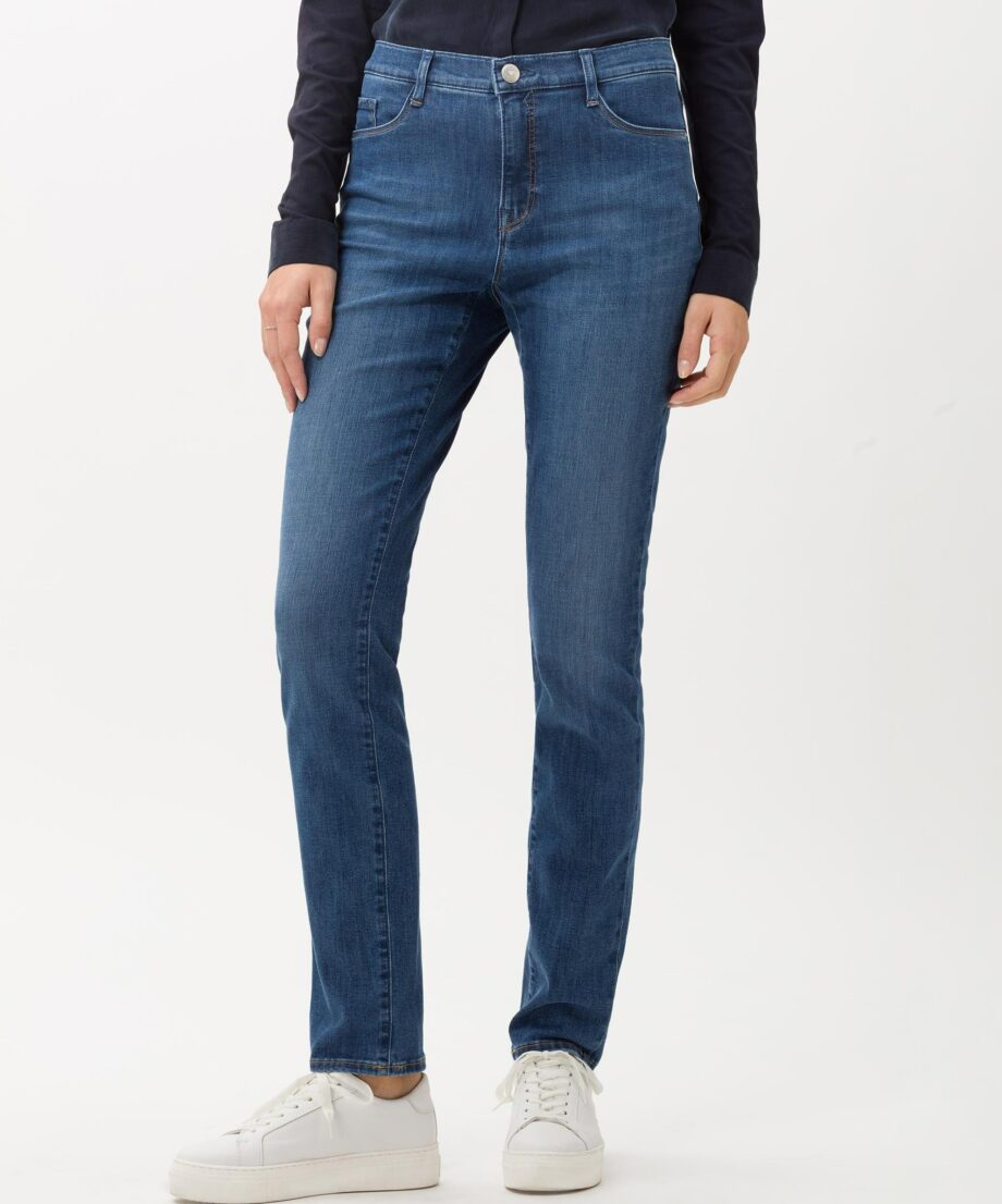 BRAX women Blue Planet: Nachhaltige Five-Pocket-Jeans Style Carola, used regular blue
