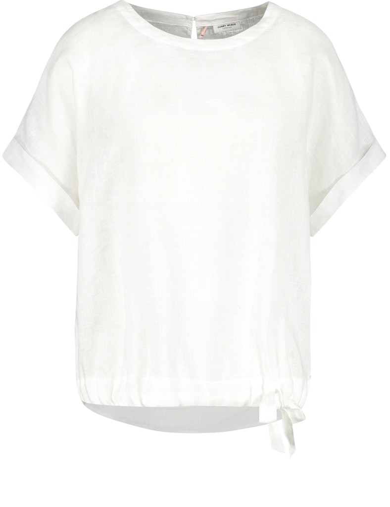 GERRY WEBER
Bluse mit Bindedetail, off-white