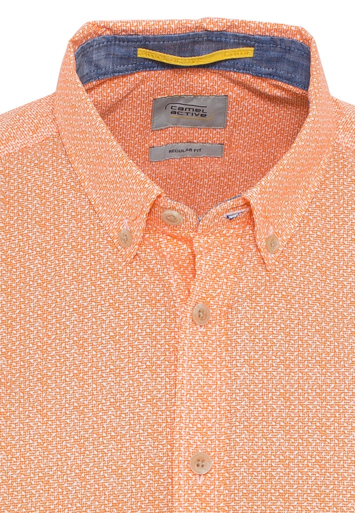 Camel active Kurzarm Hemd mit Allover Print