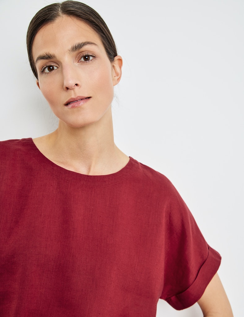 GERRY WEBER
Bluse mit Bindedetail, off-white