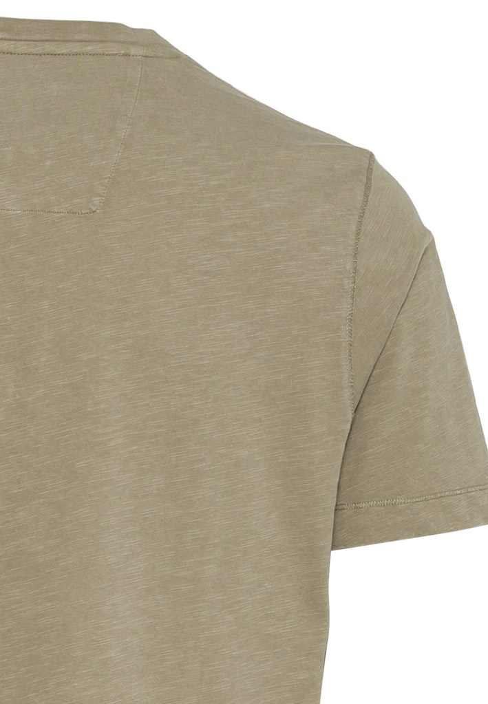 Camel active Kurzarm Henley aus Organic Cotton