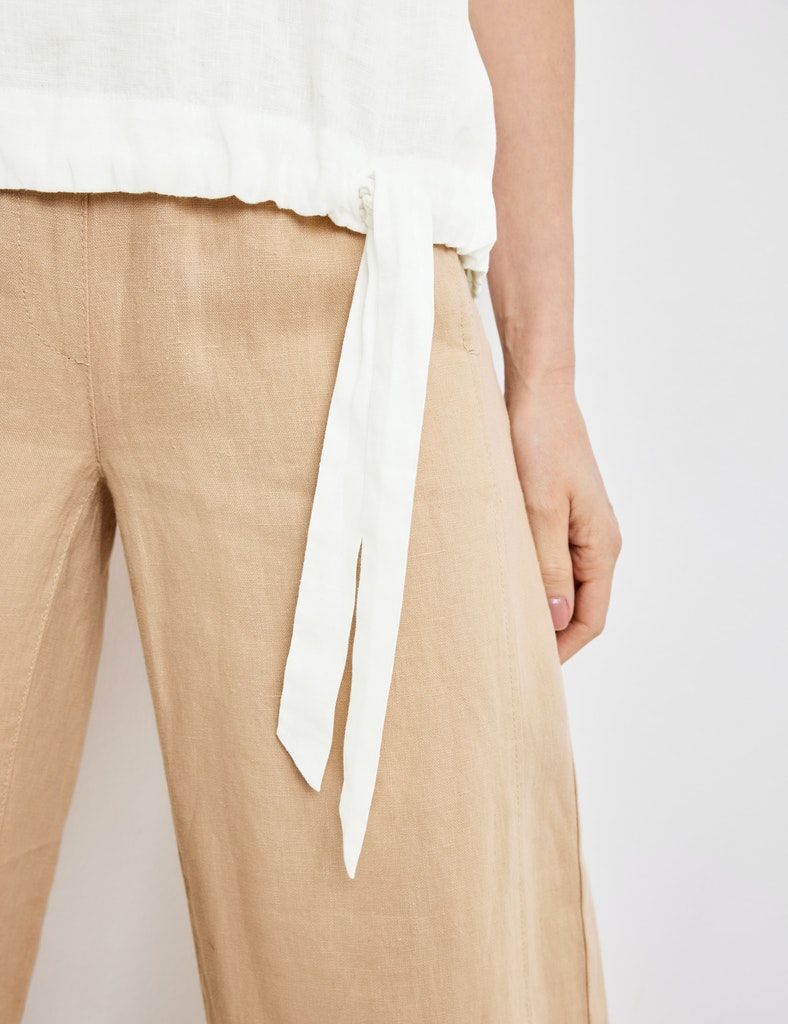 GERRY WEBER
Bluse mit Bindedetail, off-white