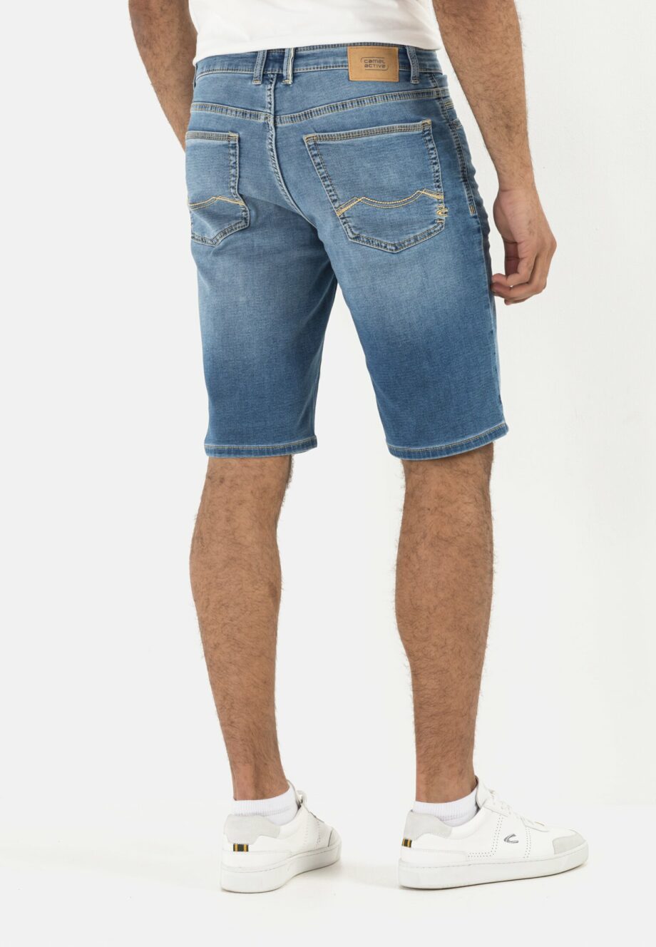 Camel active 5-Pocket Denim Shorts, bleach blue