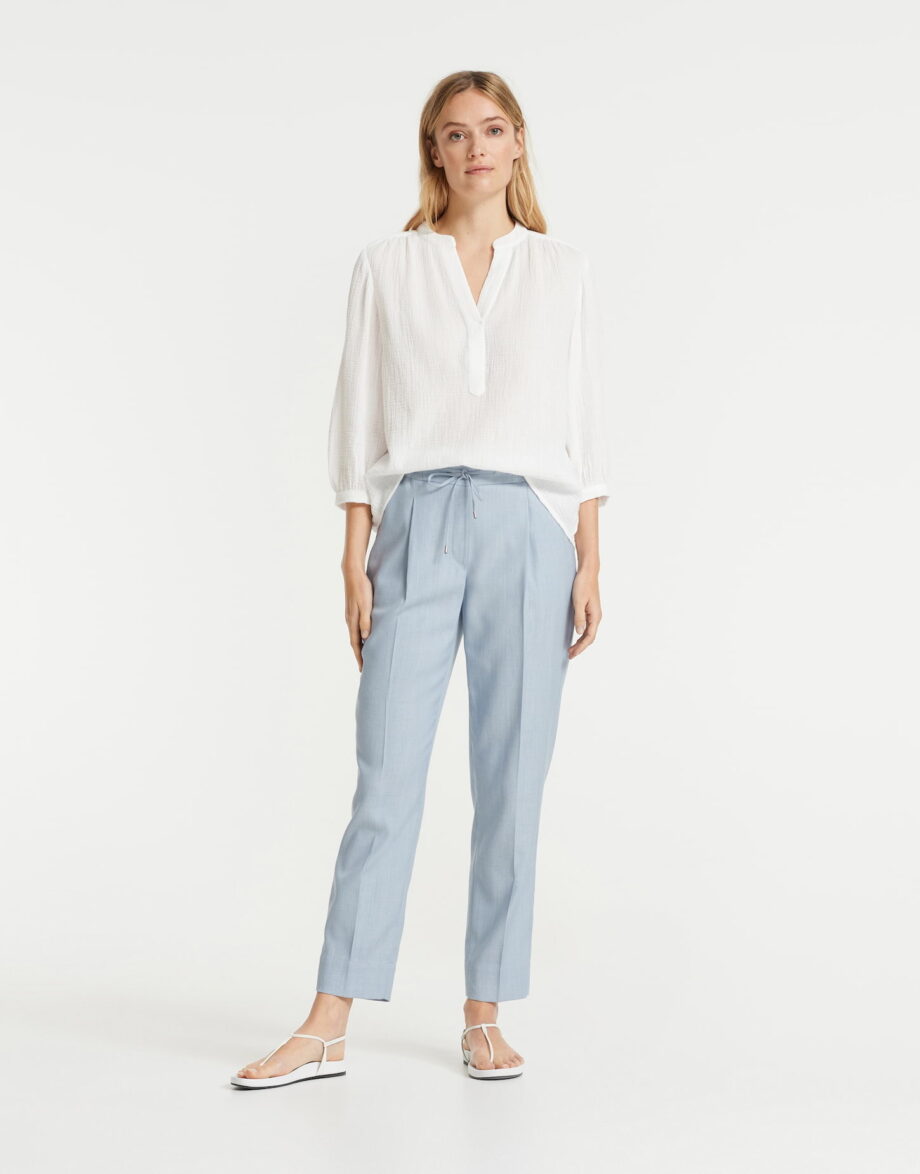 OPUS Stoffhose Melosa breeze, zen blue
