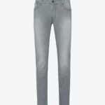 BRAX Five-Pocket-Jeans in leichtem Denim Slim Fit Style Chuck, light grey used