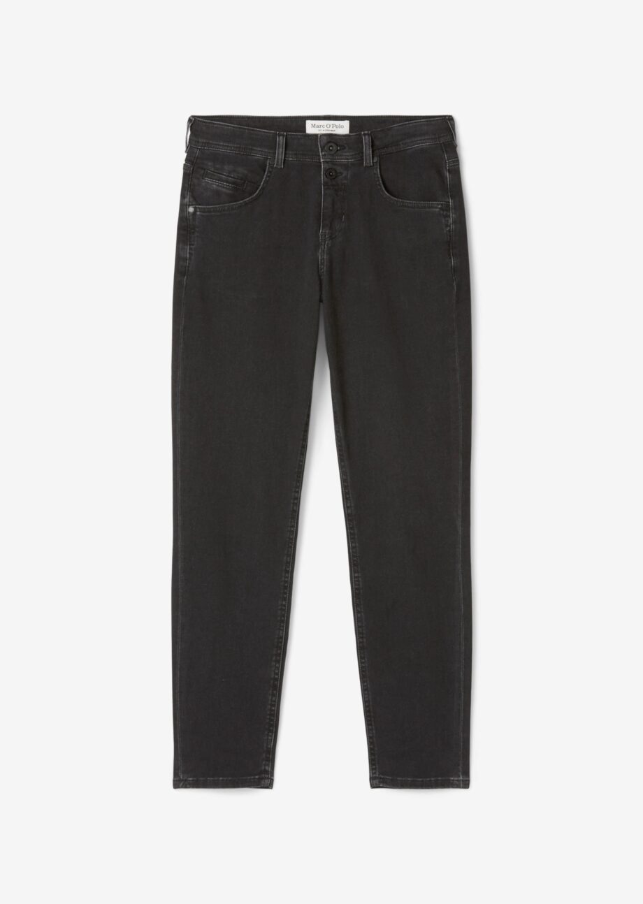 MARC O’POLO
Jeans Modell THEDA boyfriend cropped aus stretchigem Organic Cotton-Mix, Jogg black denim wash