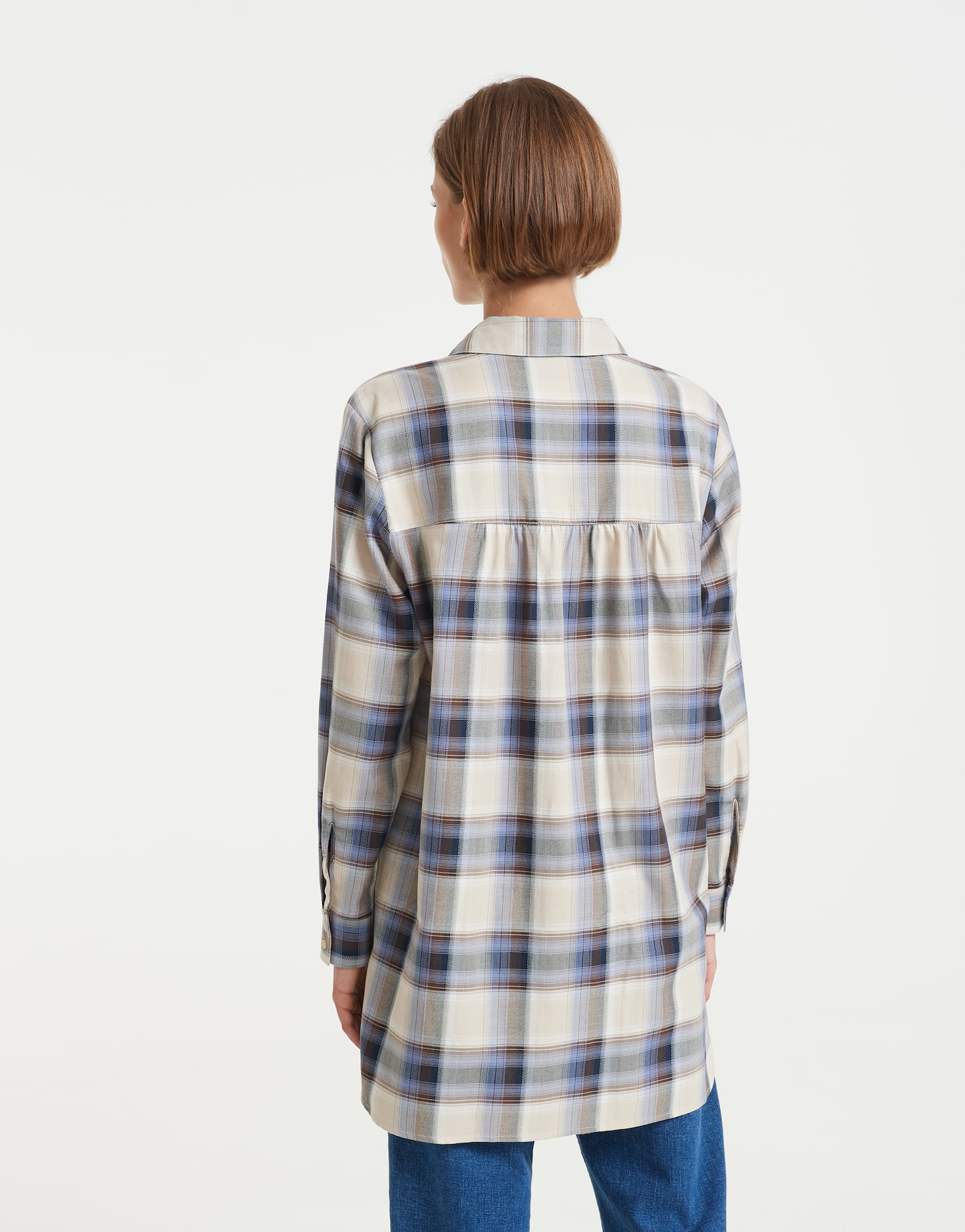 OPUS Longbluse Fagani, macadamia