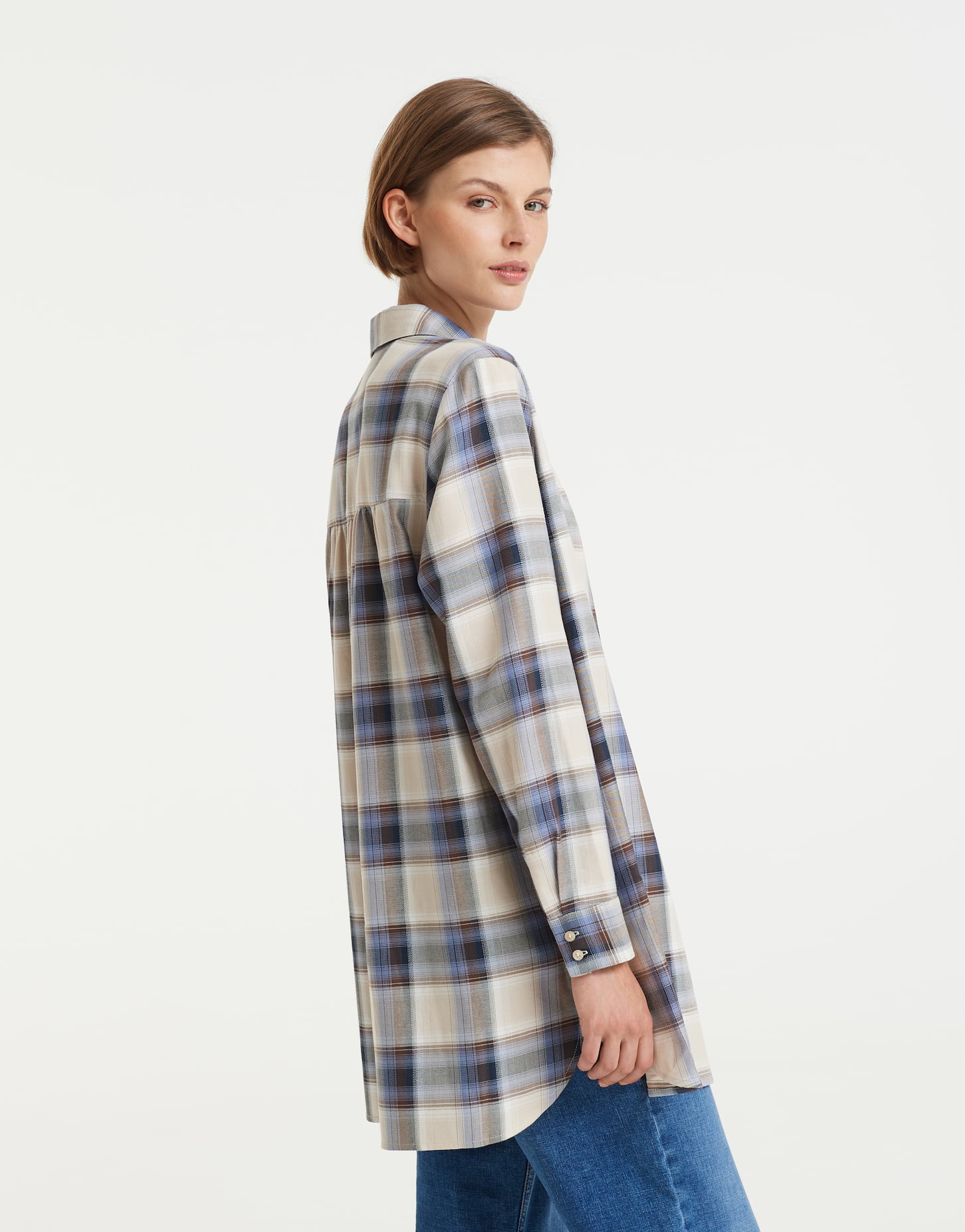 OPUS Longbluse Fagani, macadamia