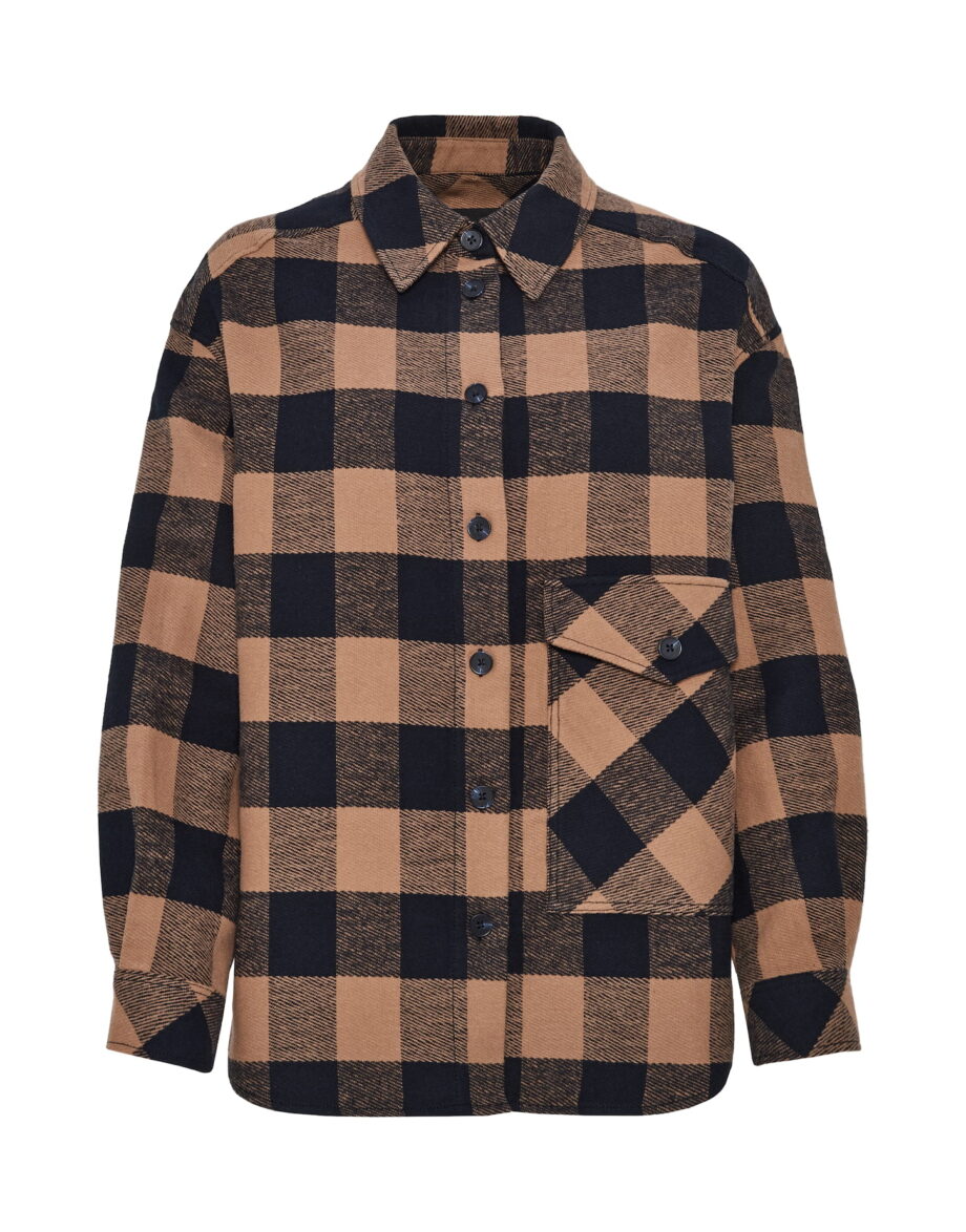 OPUS Overshirt Jutus, nutmeg