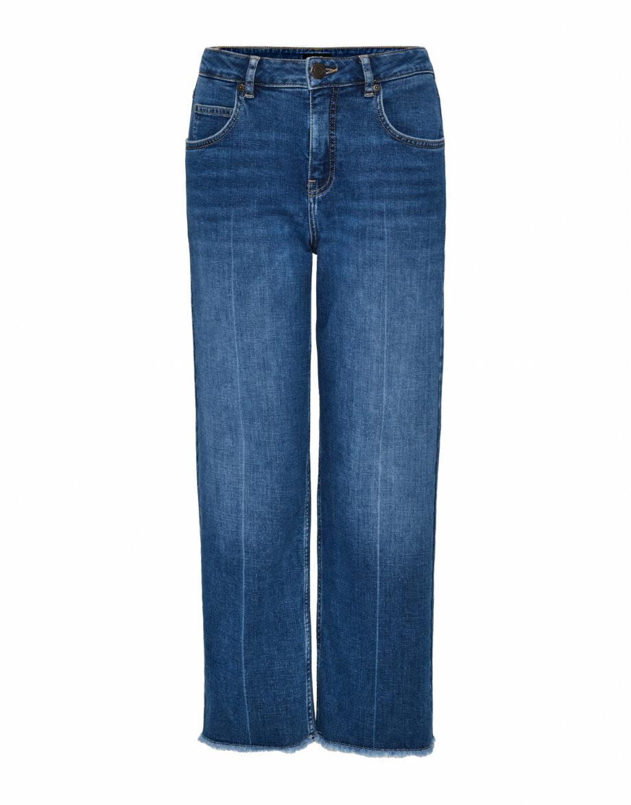 OPUS Culotte Jeans Momito authentic, authentic deep blue