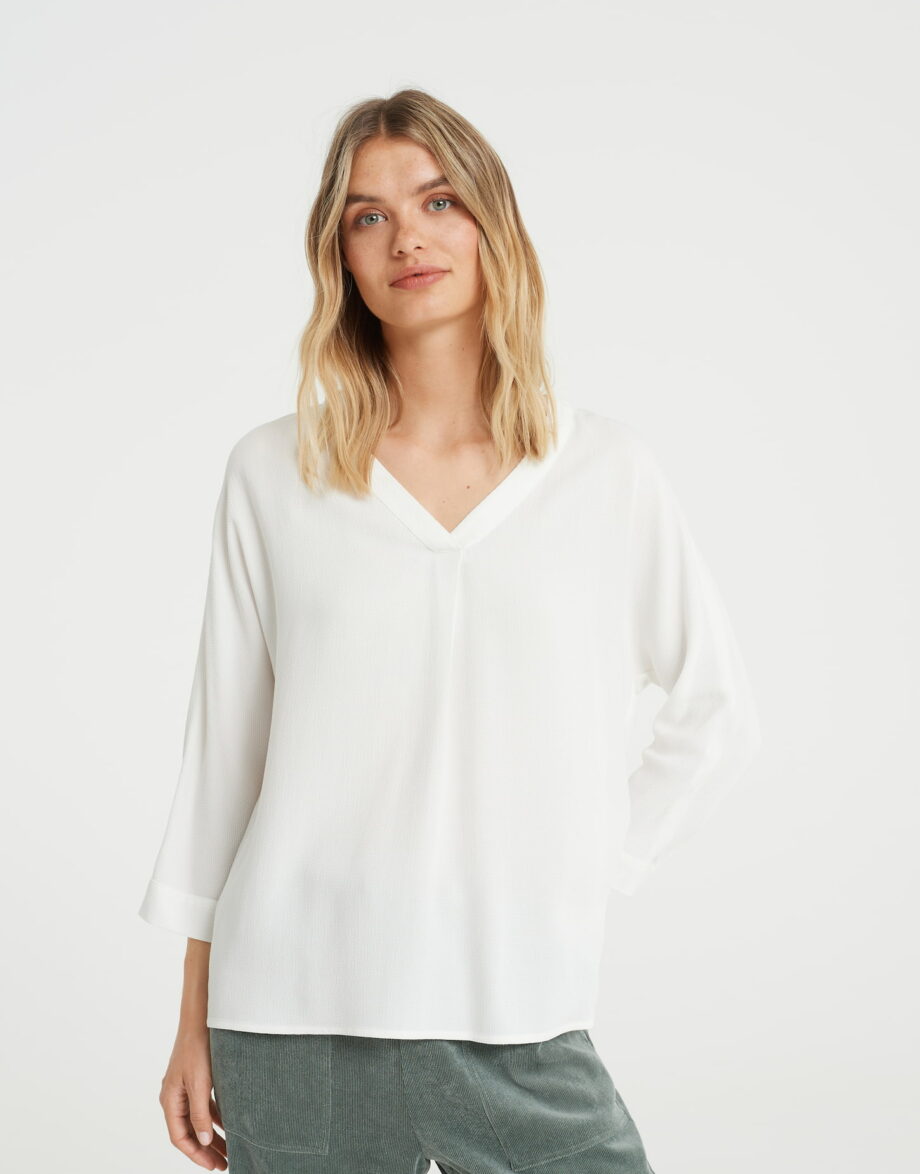 OPUS Shirtbluse Falien, milk