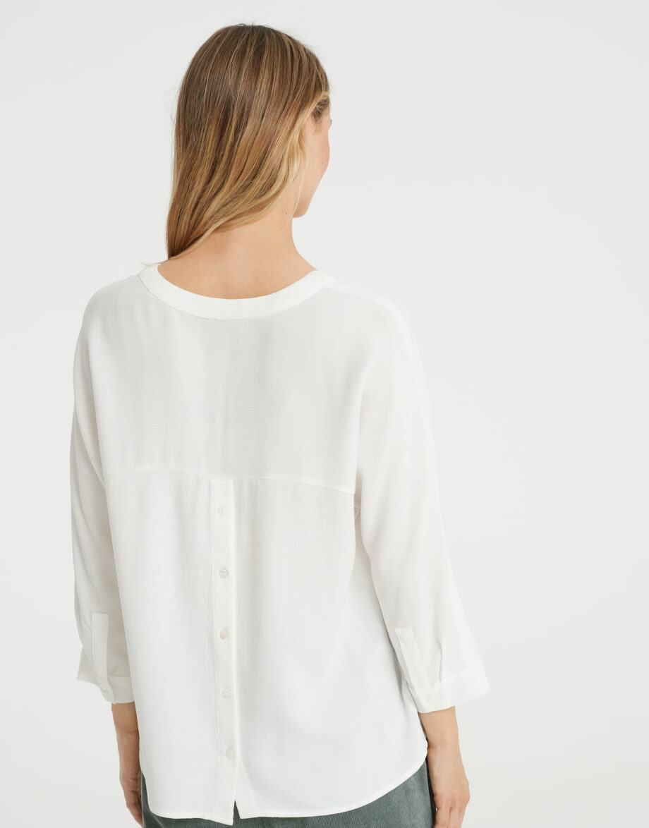 OPUS Shirtbluse Falien, milk