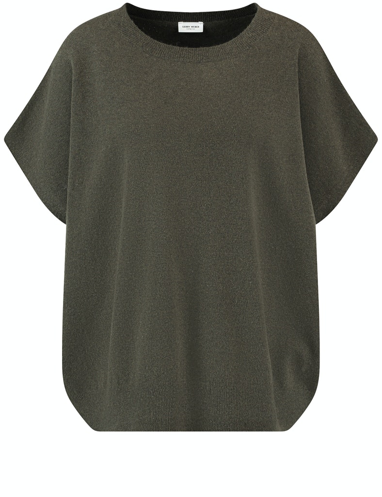 GERRYWEBER Pullunder mit überschnittener Schulter, cedar melange
