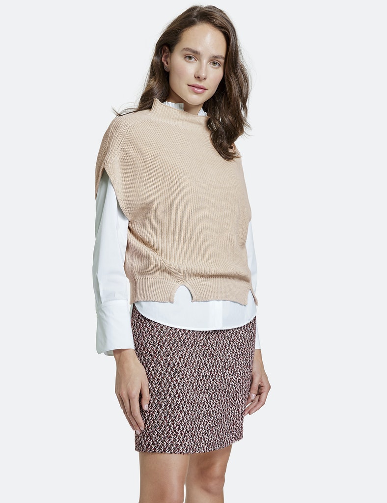Abito Midi Donna Taifun In Viscosa Ecovero – Nero, Con Maniche Arricciate E Allacciatura