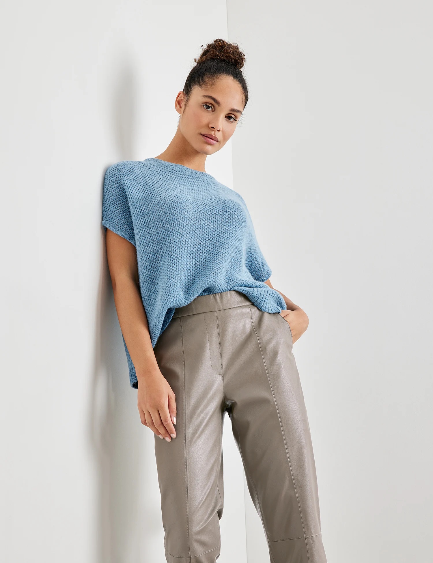 GERRY WEBER
Pullunder mit Strukturstrick, arctic