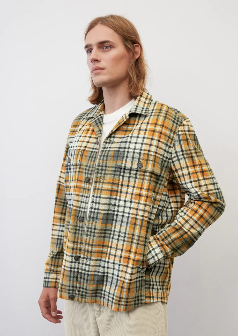 MARC O’POLO
     
    Overshirt mit Bowling-Kragen, multi/ tandoori