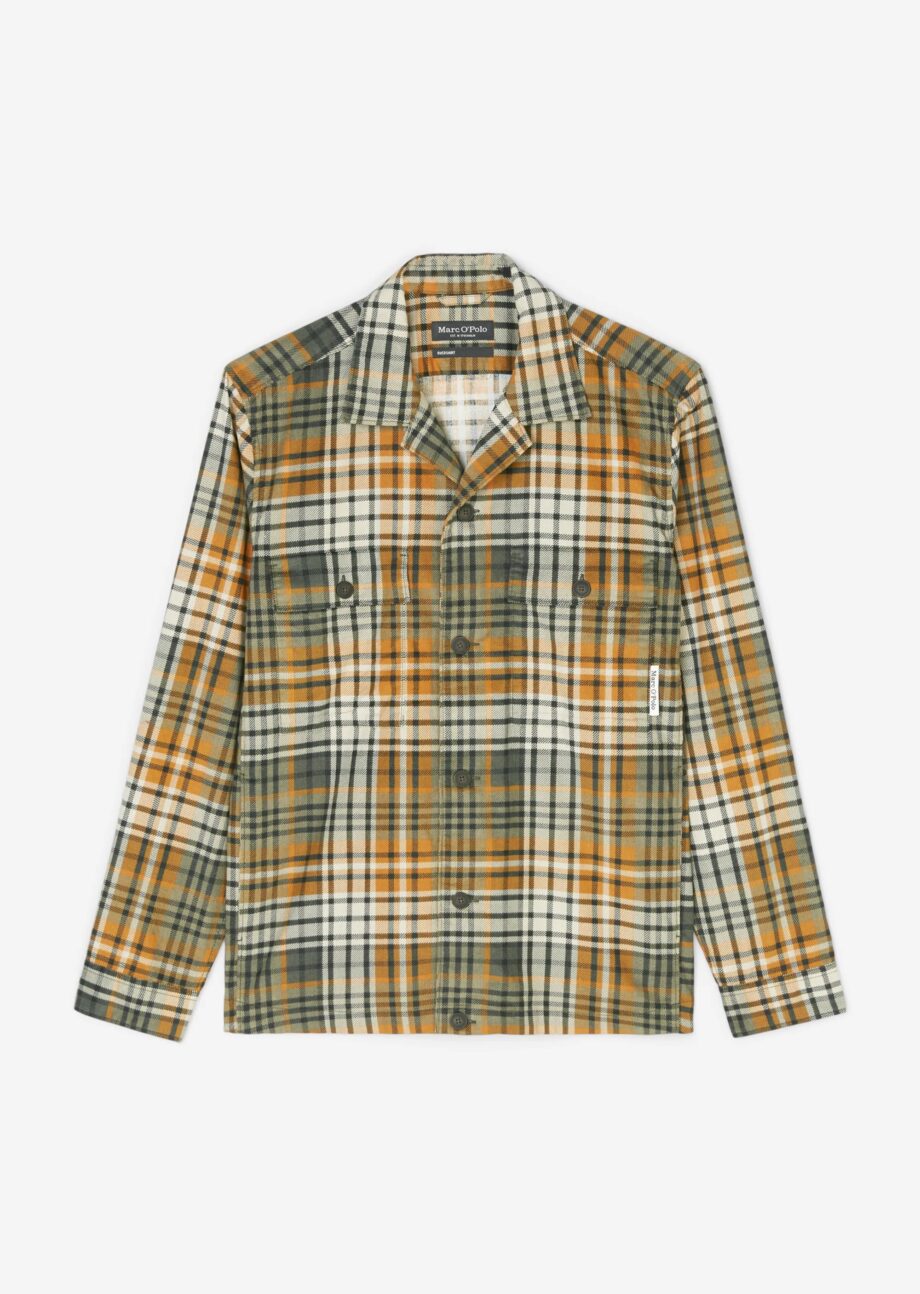 MARC O’POLO
     
    Overshirt mit Bowling-Kragen, multi/ tandoori