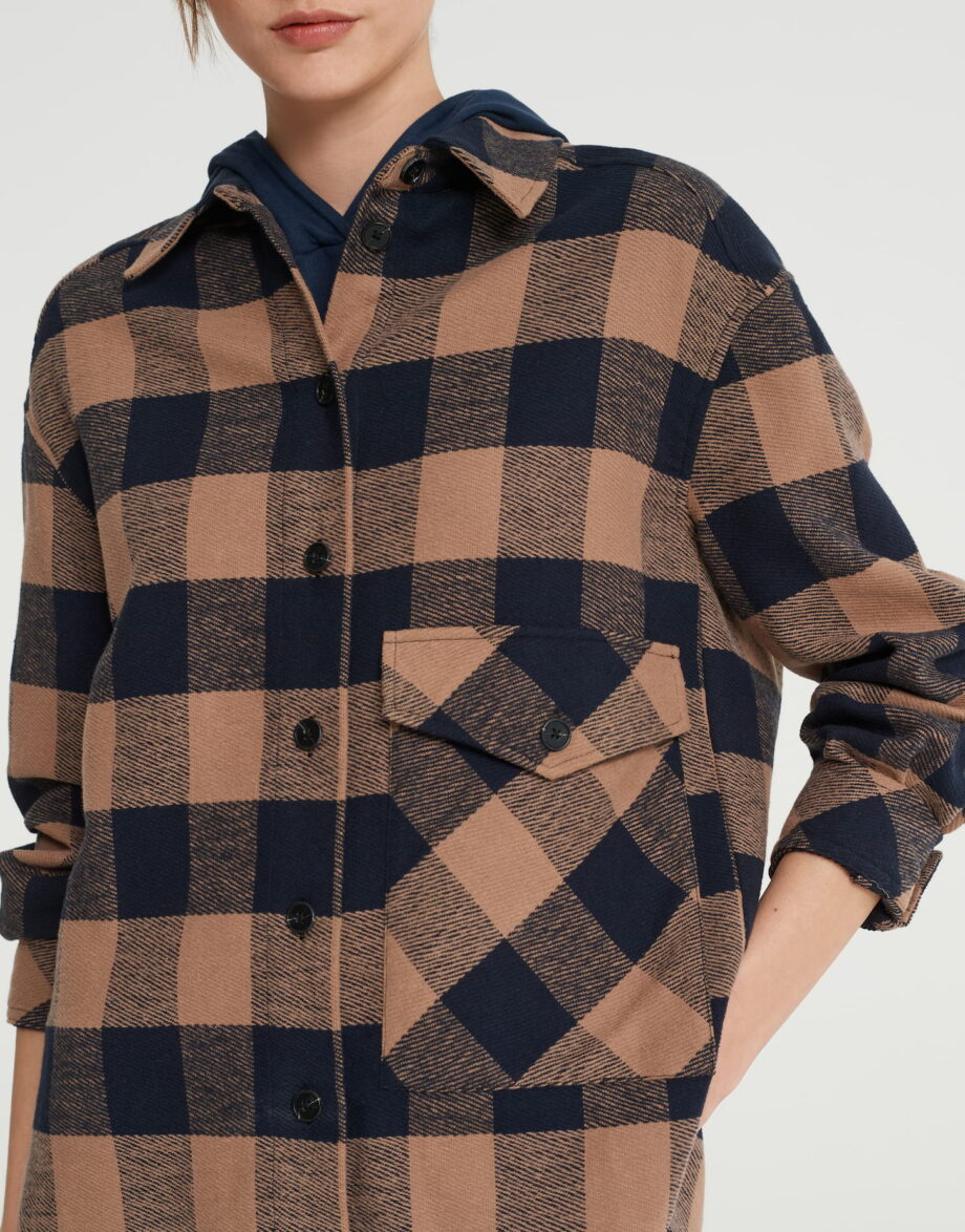 OPUS Overshirt Jutus, nutmeg