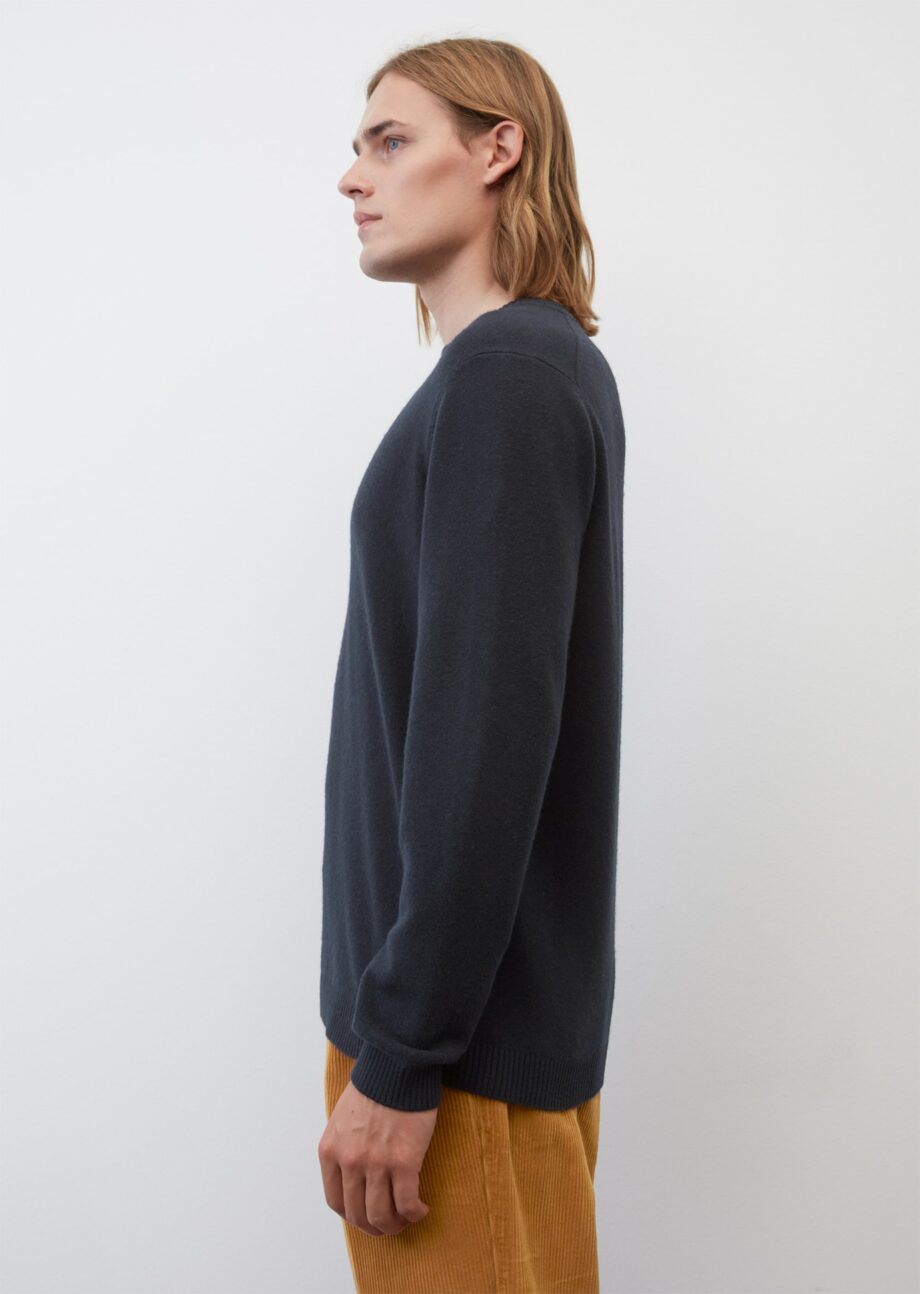 MARC O’POLO
     
    Lambswool-Rundhals-Pullover regular aus Schurwolle-Baumwolle-Mix, dark navy