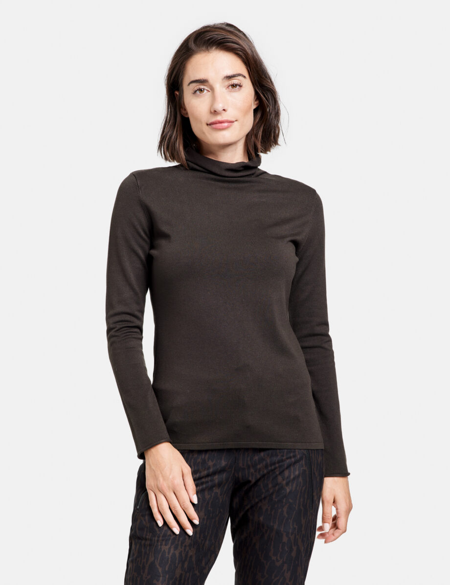 GERRY WEBER Rollkragenpullover aus Jersey